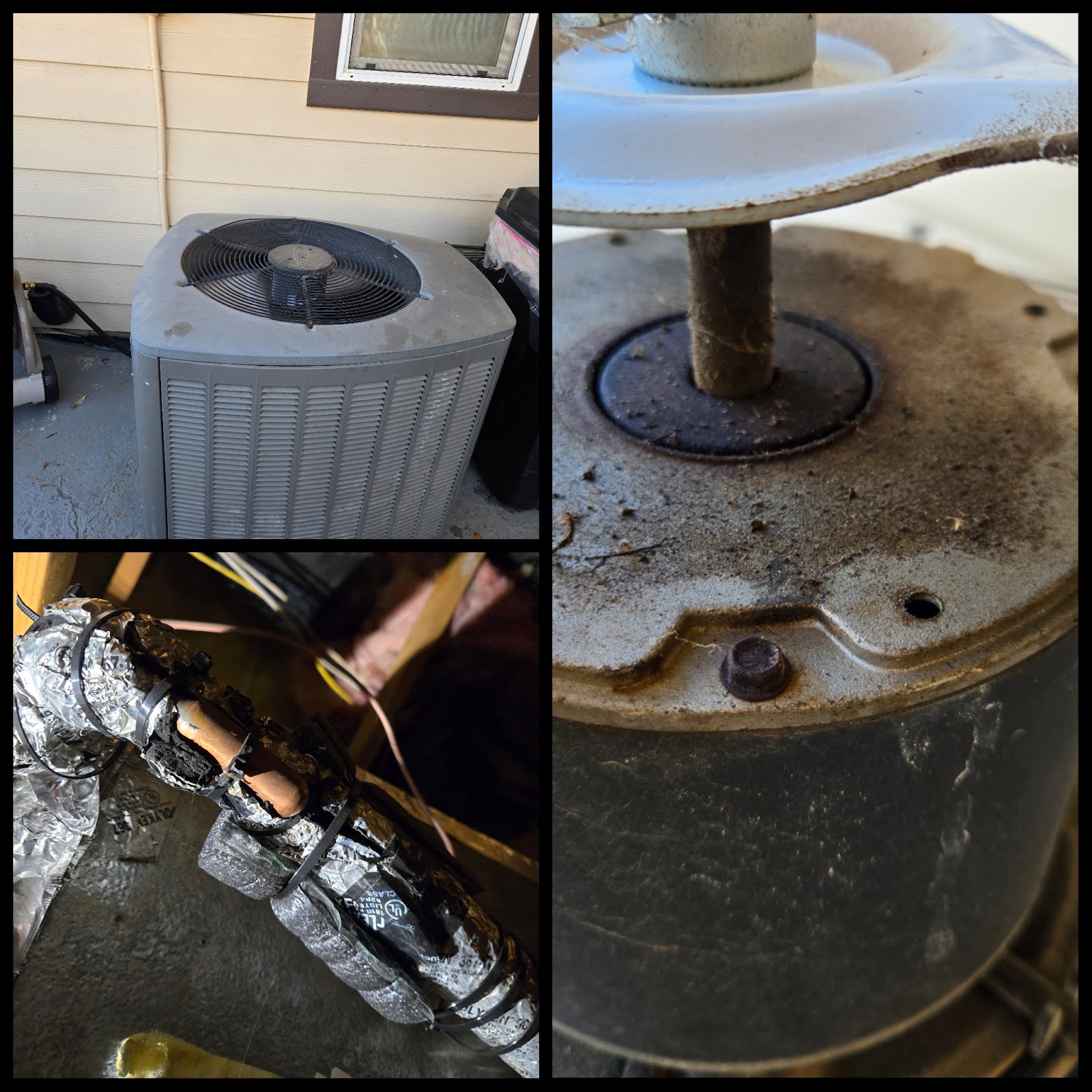 Condenser and motor repair documentation